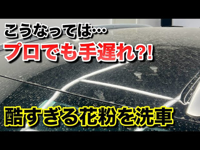 花粉が酷いのに1ヶ月以上洗車しなかったらこうなる！【プロが教える洗車方法】